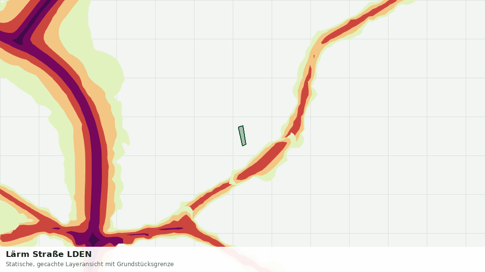 Statische Kartenansicht: Lärm Straße LDEN