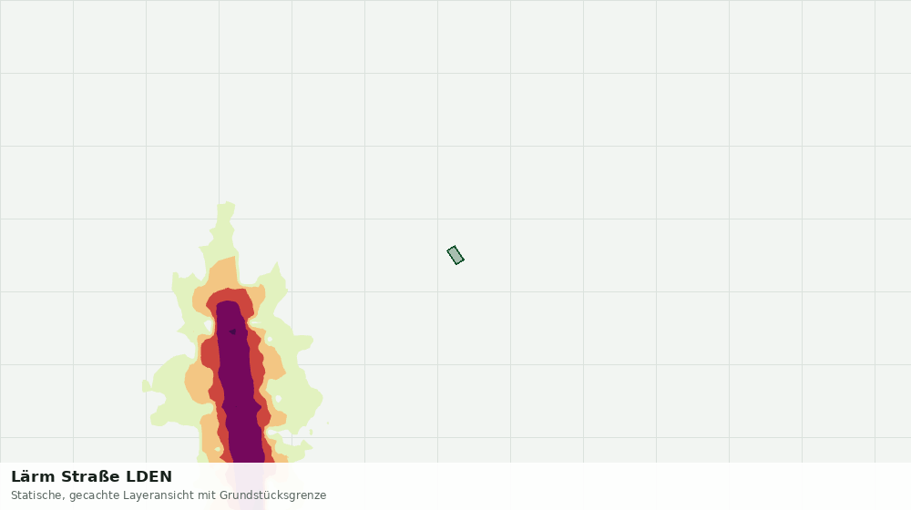 Statische Kartenansicht: Lärm Straße LDEN