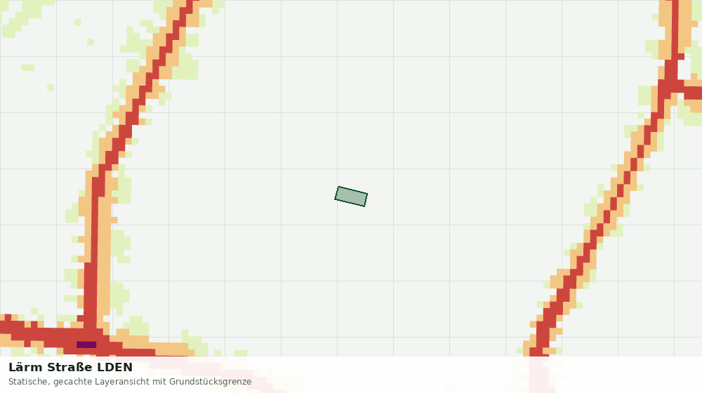 Statische Kartenansicht: Lärm Straße LDEN