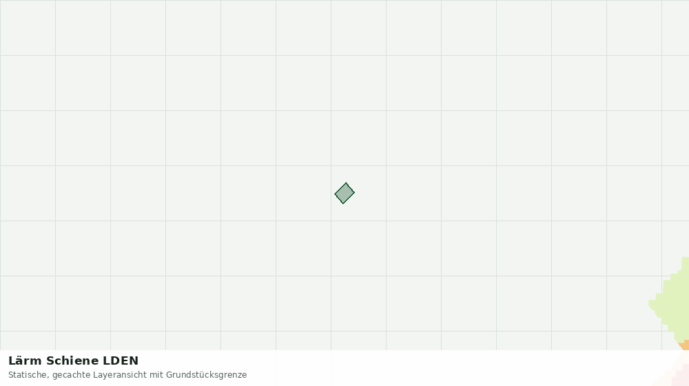 Statische Kartenansicht: Lärm Schiene LDEN