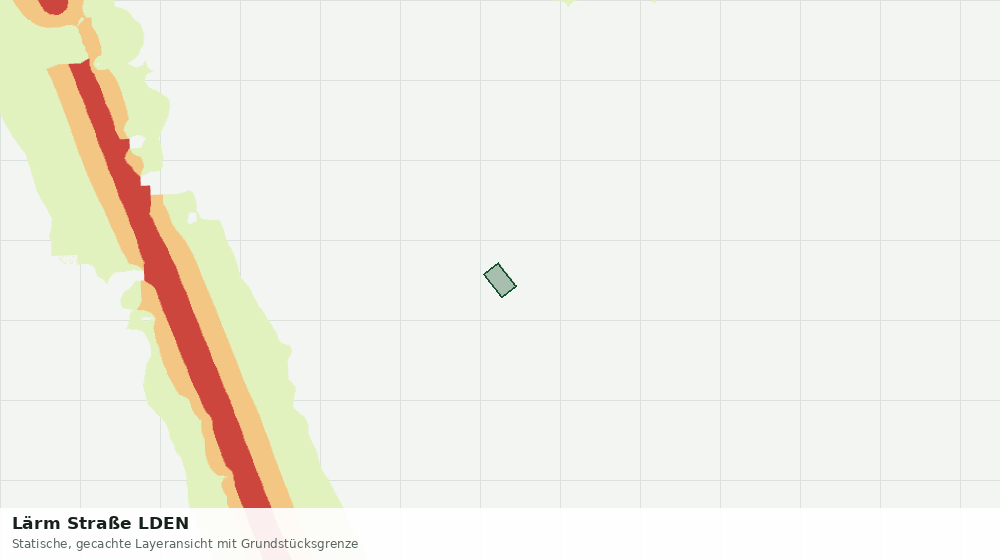 Statische Kartenansicht: Lärm Straße LDEN