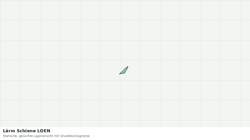 Statische Kartenansicht: Lärm Schiene LDEN