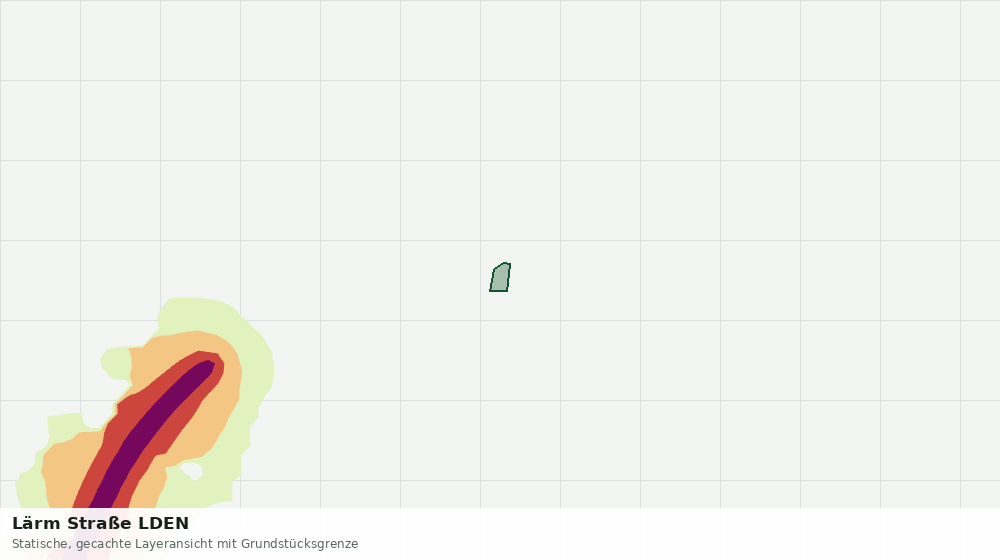Statische Kartenansicht: Lärm Straße LDEN