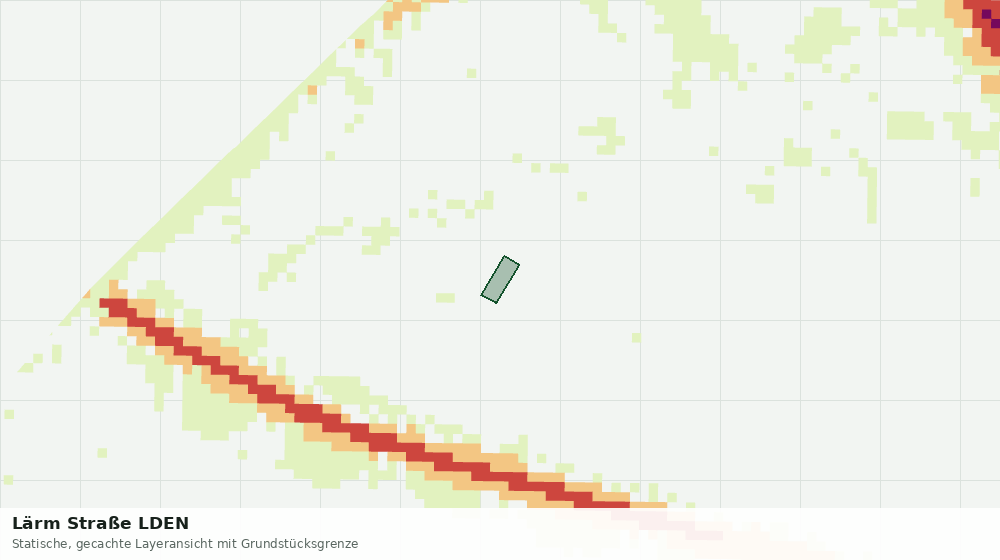 Statische Kartenansicht: Lärm Straße LDEN