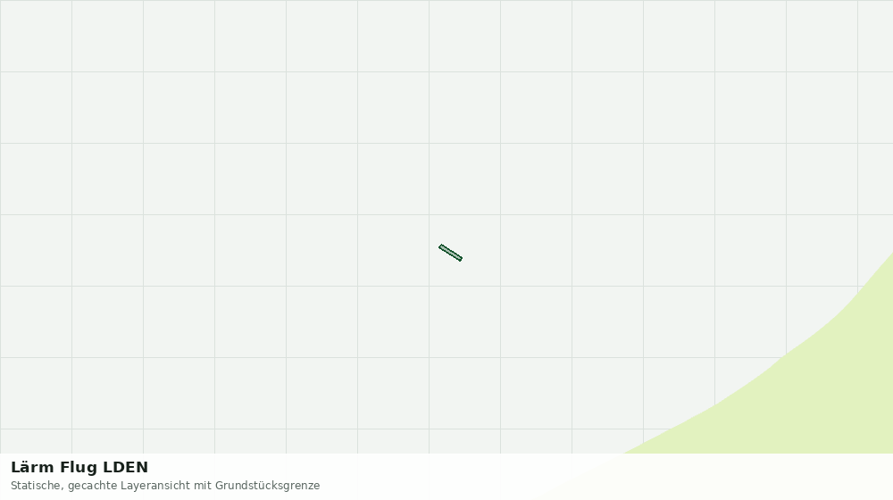 Statische Kartenansicht: Lärm Flug LDEN