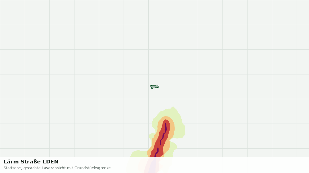 Statische Kartenansicht: Lärm Straße LDEN