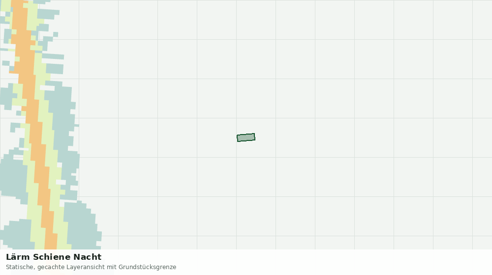 Statische Kartenansicht: Lärm Schiene Nacht