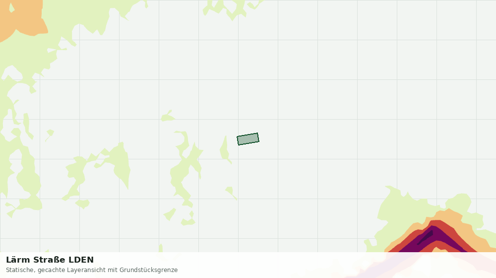 Statische Kartenansicht: Lärm Straße LDEN