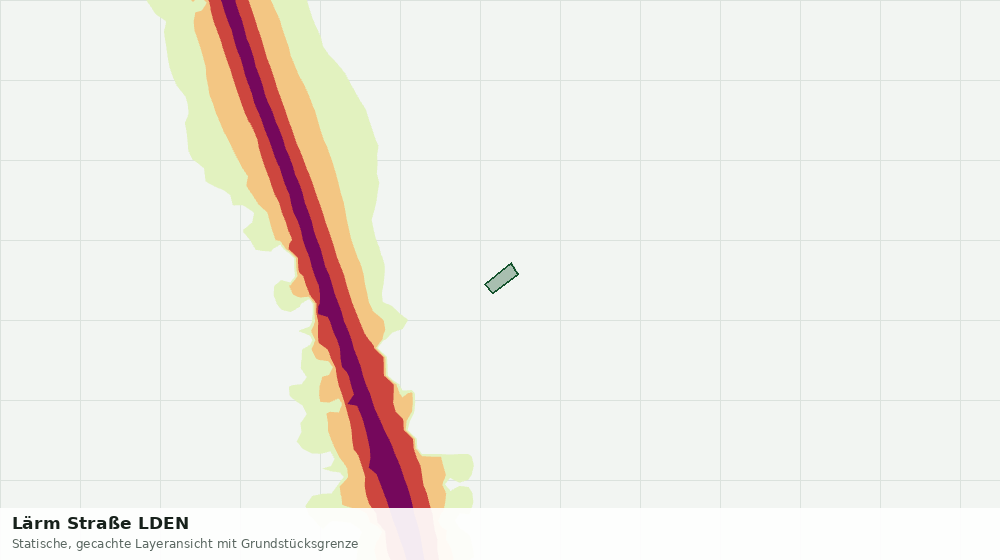 Statische Kartenansicht: Lärm Straße LDEN