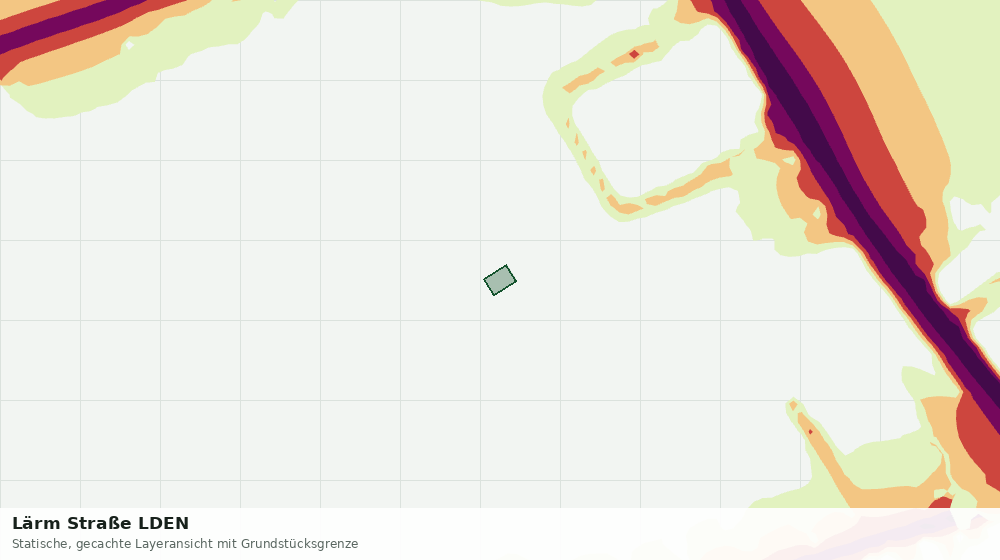 Statische Kartenansicht: Lärm Straße LDEN