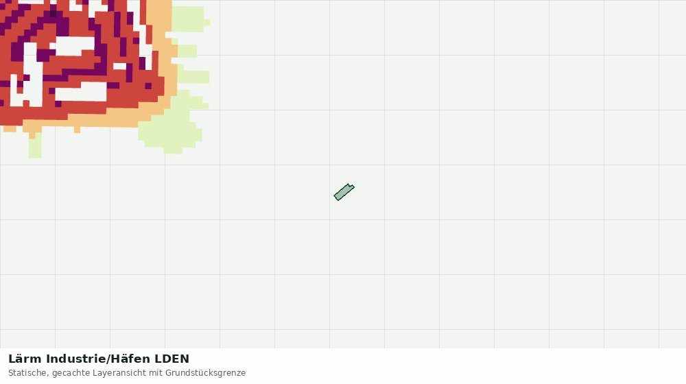 Statische Kartenansicht: Lärm Industrie/Häfen LDEN