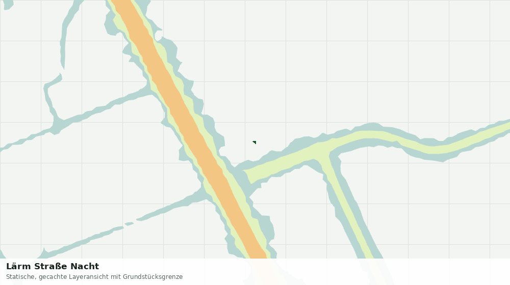 Statische Kartenansicht: Lärm Straße Nacht