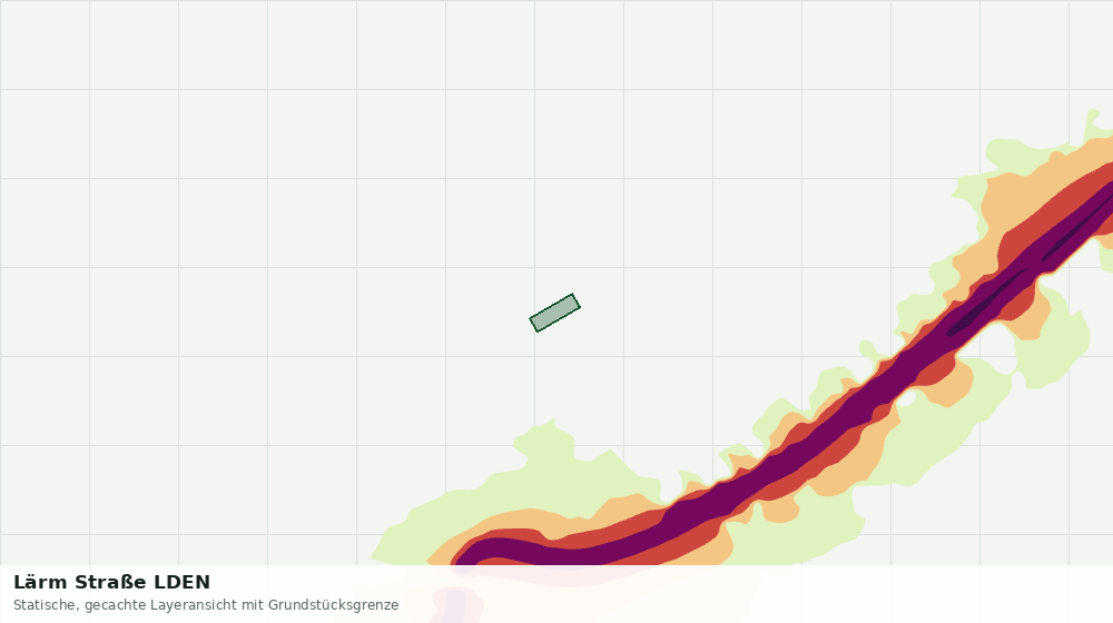 Statische Kartenansicht: Lärm Straße LDEN