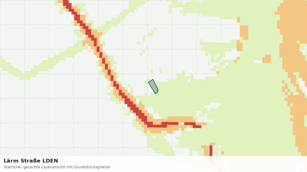 Statische Kartenansicht: Lärm Straße LDEN