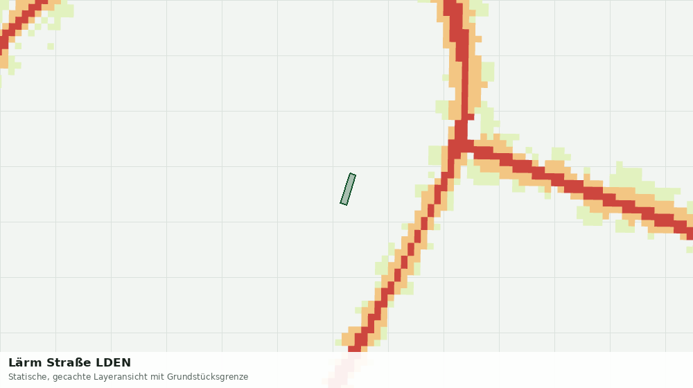 Statische Kartenansicht: Lärm Straße LDEN