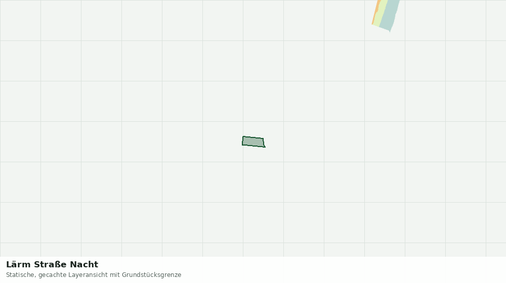 Statische Kartenansicht: Lärm Straße Nacht