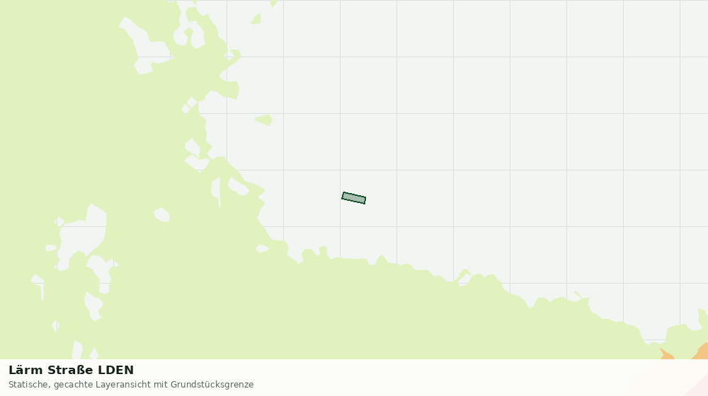 Statische Kartenansicht: Lärm Straße LDEN