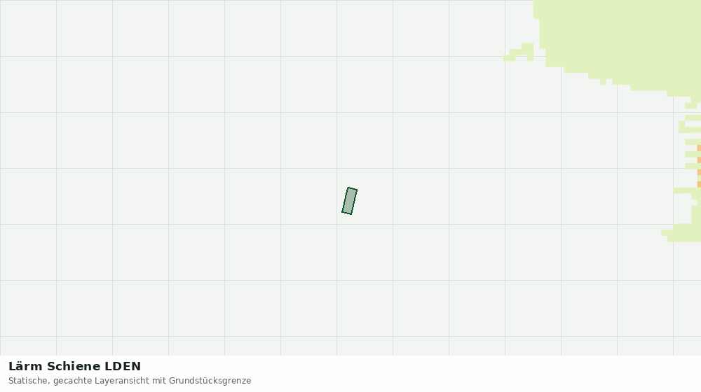 Statische Kartenansicht: Lärm Schiene LDEN