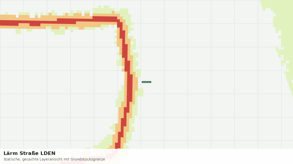 Statische Kartenansicht: Lärm Straße LDEN