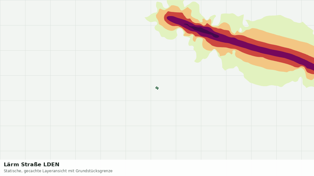 Statische Kartenansicht: Lärm Straße LDEN