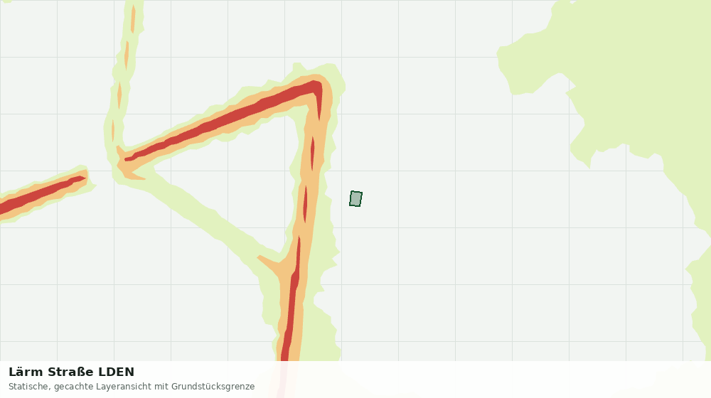 Statische Kartenansicht: Lärm Straße LDEN