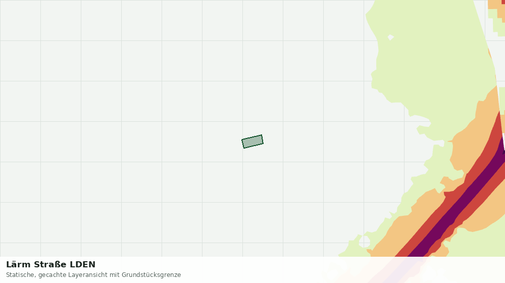 Statische Kartenansicht: Lärm Straße LDEN