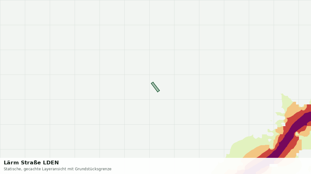 Statische Kartenansicht: Lärm Straße LDEN