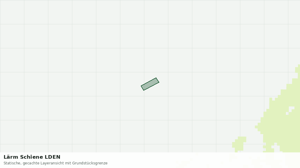 Statische Kartenansicht: Lärm Schiene LDEN