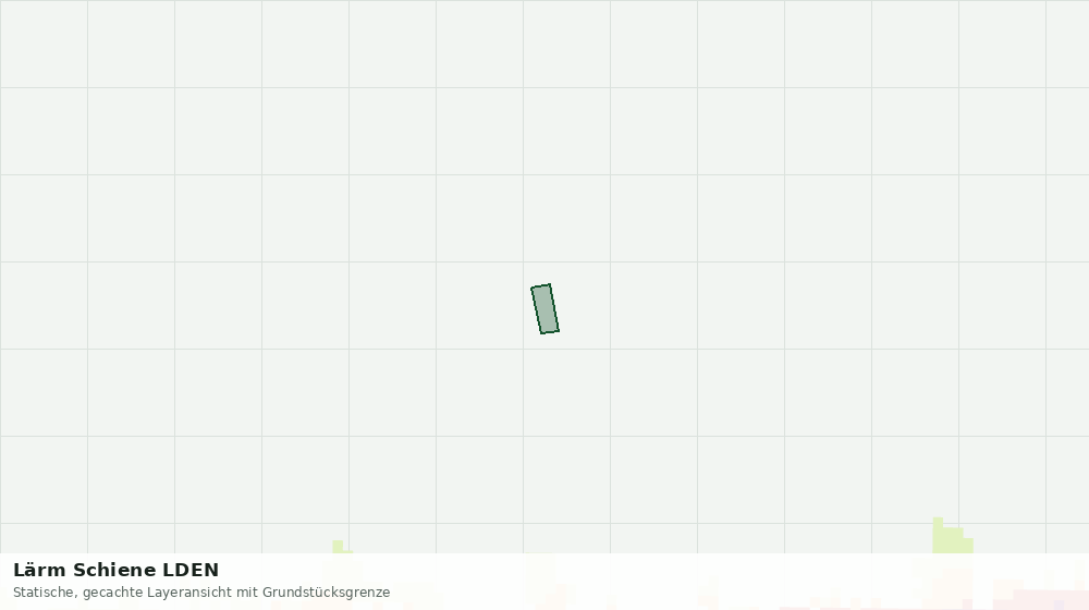 Statische Kartenansicht: Lärm Schiene LDEN