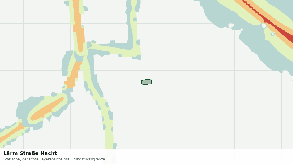 Statische Kartenansicht: Lärm Straße Nacht