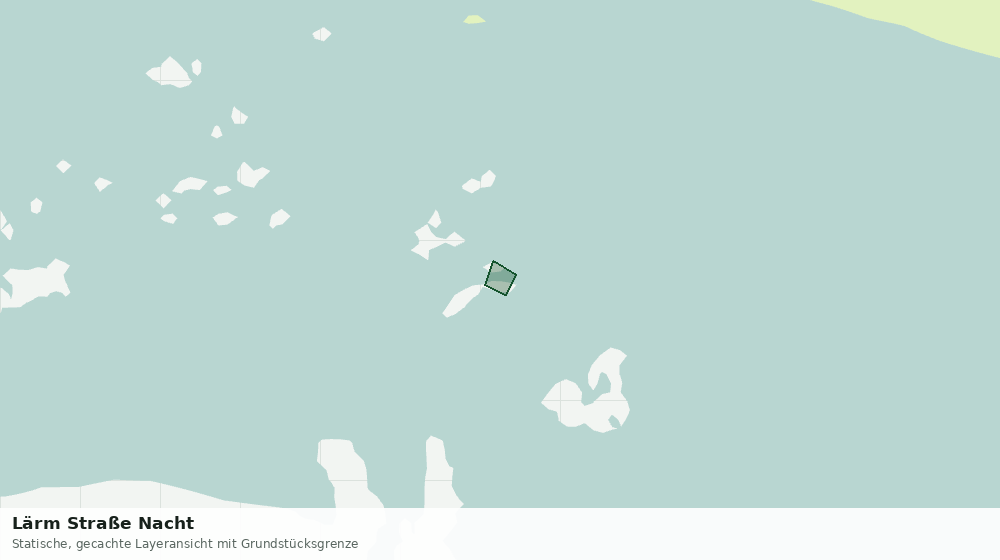 Statische Kartenansicht: Lärm Straße Nacht