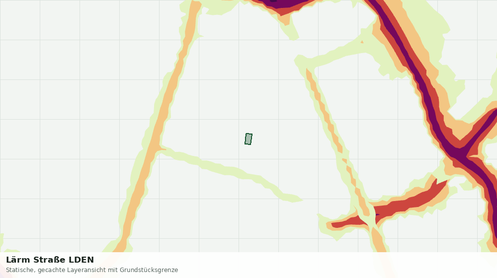 Statische Kartenansicht: Lärm Straße LDEN