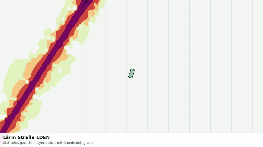 Statische Kartenansicht: Lärm Straße LDEN