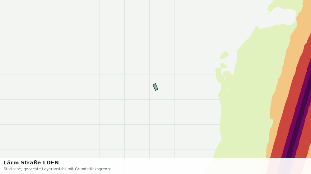 Statische Kartenansicht: Lärm Straße LDEN