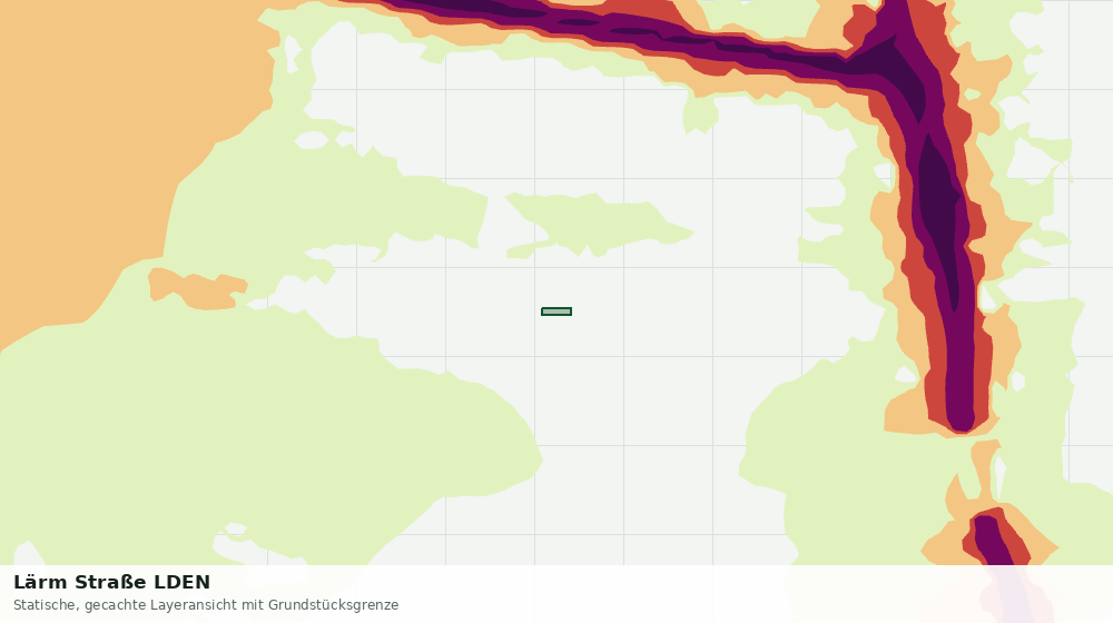 Statische Kartenansicht: Lärm Straße LDEN
