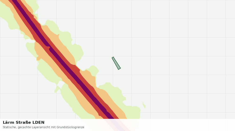 Statische Kartenansicht: Lärm Straße LDEN