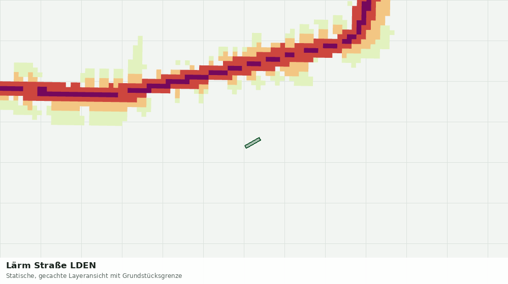 Statische Kartenansicht: Lärm Straße LDEN