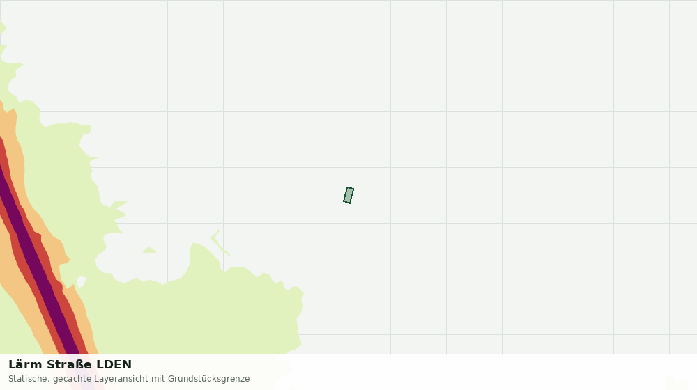 Statische Kartenansicht: Lärm Straße LDEN