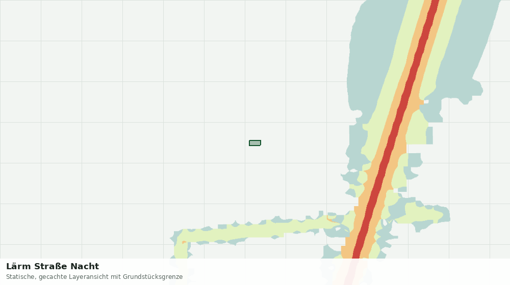 Statische Kartenansicht: Lärm Straße Nacht
