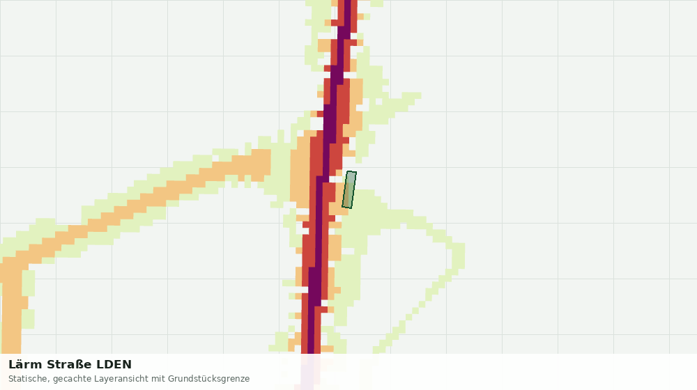 Statische Kartenansicht: Lärm Straße LDEN