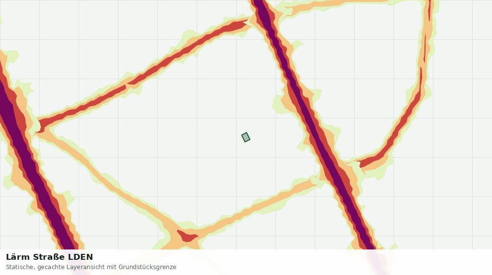 Statische Kartenansicht: Lärm Straße LDEN