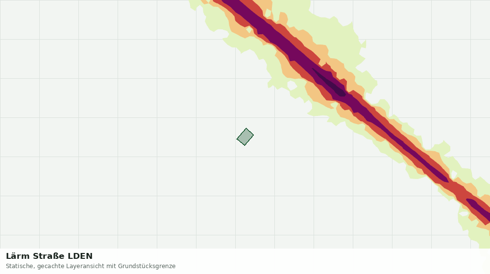 Statische Kartenansicht: Lärm Straße LDEN