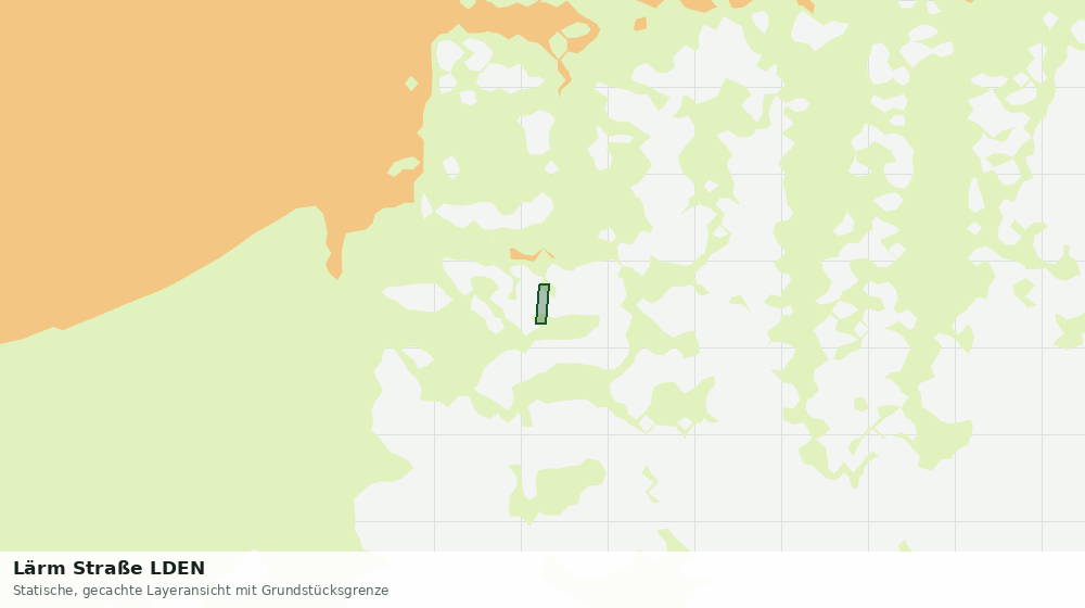 Statische Kartenansicht: Lärm Straße LDEN