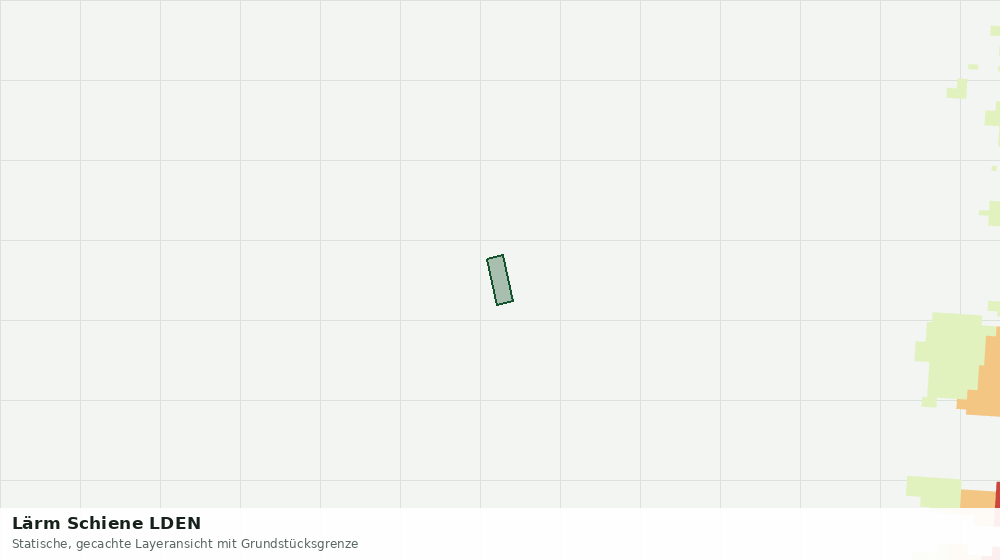 Statische Kartenansicht: Lärm Schiene LDEN