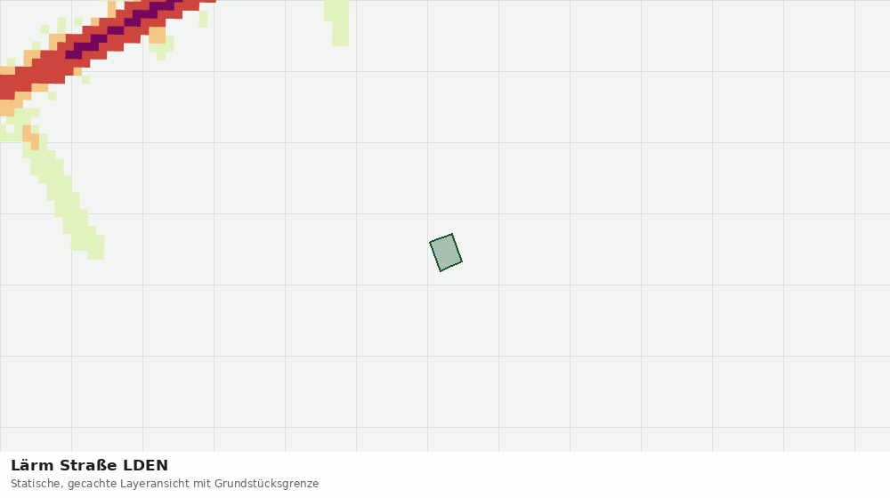 Statische Kartenansicht: Lärm Straße LDEN