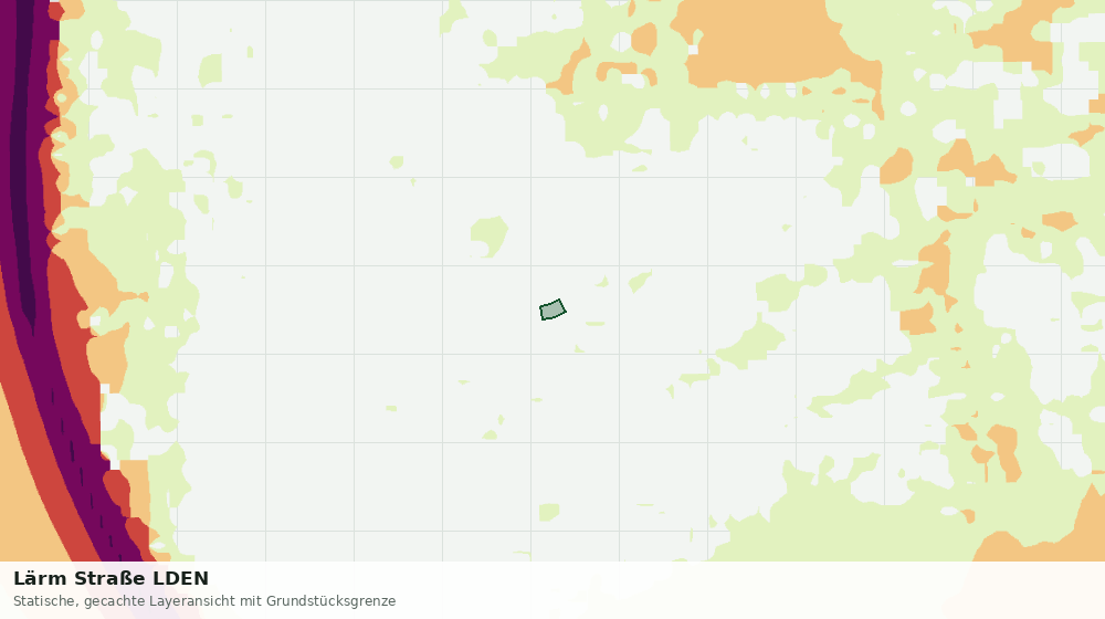 Statische Kartenansicht: Lärm Straße LDEN