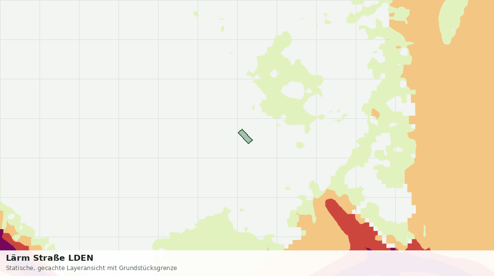 Statische Kartenansicht: Lärm Straße LDEN