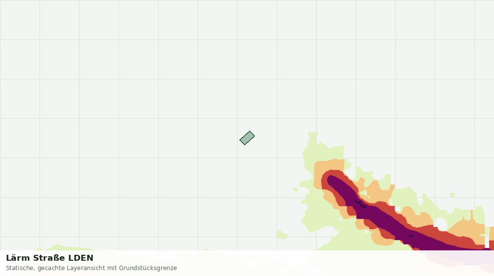 Statische Kartenansicht: Lärm Straße LDEN