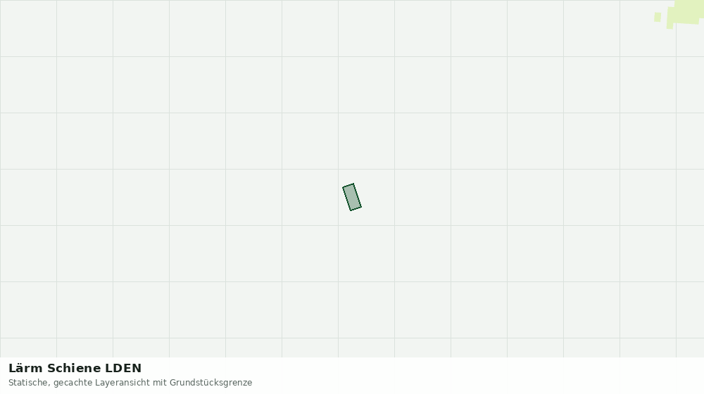 Statische Kartenansicht: Lärm Schiene LDEN