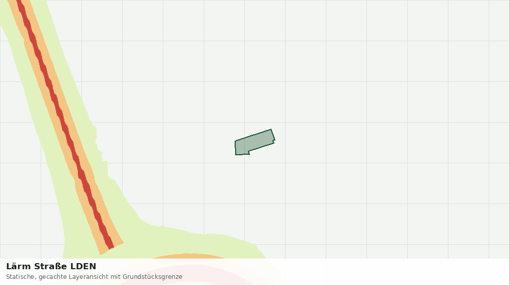 Statische Kartenansicht: Lärm Straße LDEN